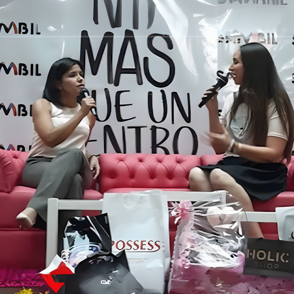 Dr. Maybell Nieves, surgeon and co-author of The Home Doctor, speaking at a conference to raise medical awareness.